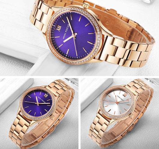 Reloj Acero Inoxidable Luminoso Resistente al Agua con Cierre Mariposa - Image 14