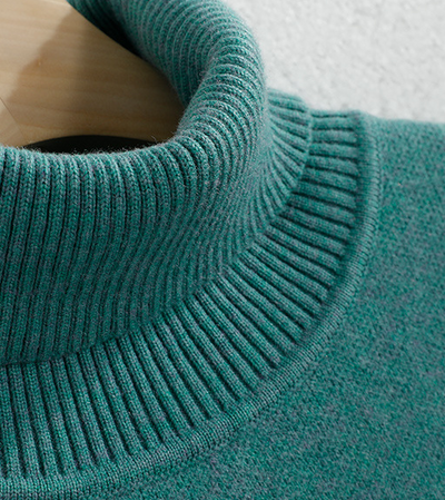 Suéter de Cuello Alto Hombre con Solapas - Diseño Moderno y Cálido - Image 18