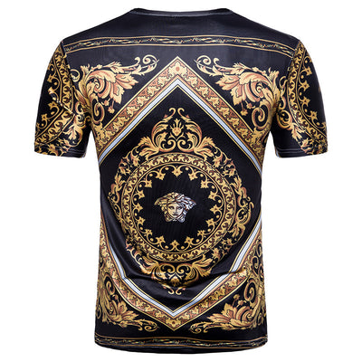 Playera de Hombre de Manga Corta con Impresión Digital 3D - Image 4