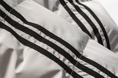 Chaqueta Abrigada de Rayas para Hombre - Image 19
