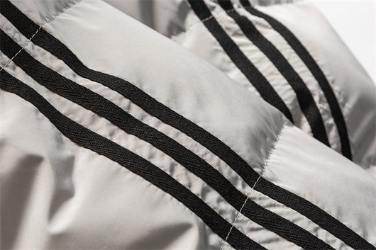 Chaqueta Abrigada de Rayas para Hombre - Image 19
