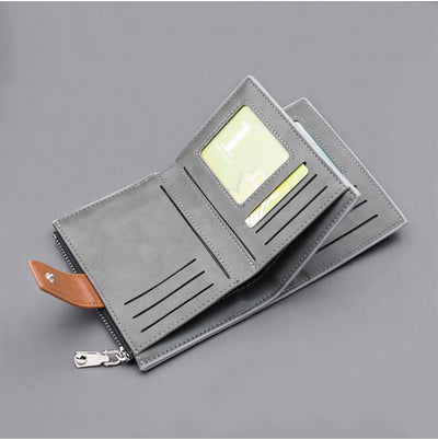 Cartera Corta para Hombre con Botón, Tela Oxford y Gran Capacidad - Image 8