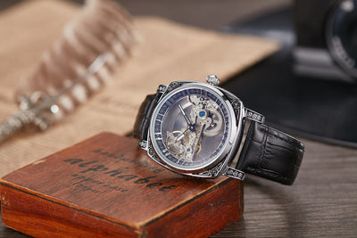 Reloj Mecánico Automático Vintage con Esfera Luminosa y Relieves - Image 25