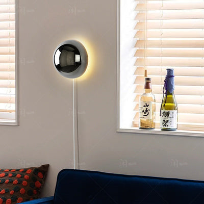 Lámpara Solar de Pared Estilo Nórdico Eclipse para Dormitorio - Image 4