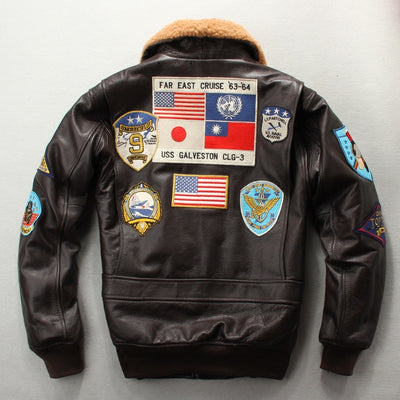 Chaqueta de Cuero para Motociclista con Bordados Artesanales - Image 18