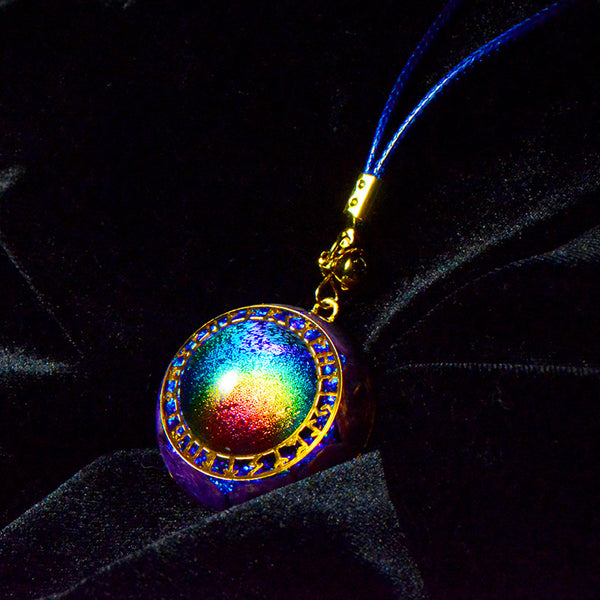 Collar Colgante de Cristal Arcoíris Unisex