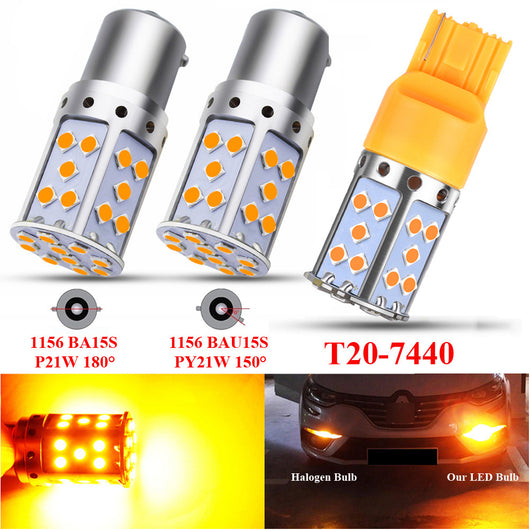 Luz LED Direccional para Auto Anti-Parpadeo Ultra Brillante