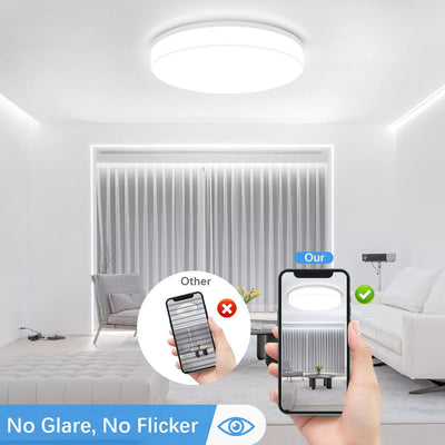 Lámpara LED Redonda de Techo para Dormitorio y Sala - Image 14
