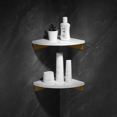 Repisa Triangular de Mármol Estilo Nórdico Minimalista para Baño - Image 21