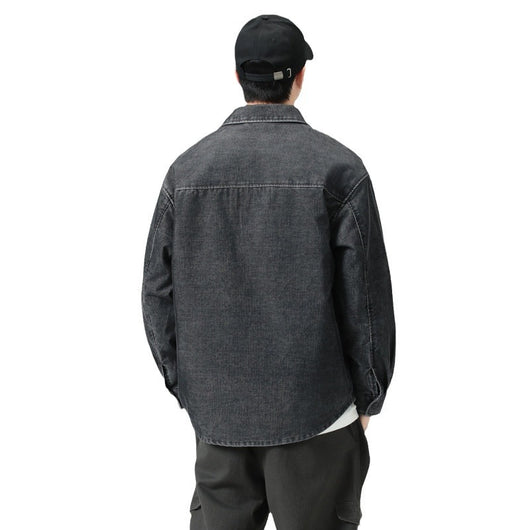 Camisa de Trabajo Pana Lavada Multi-Bolsillos Hombre - Versátil y Durable - Image 5