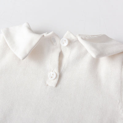 Enterizo Tejido Trenzado con Cuello Peter Pan para Primavera y Otoño - Image 15