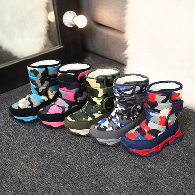 Zapatillas Altas de Camuflaje Unisex para Niños - Image 17