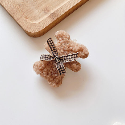 Clip Decorativo de Osito Peluche Color Café con Leche - Otoño e Invierno - Image 15