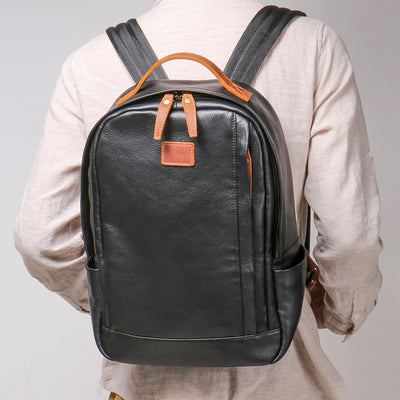 Mochila de Viaje Premium en Cuero Genuino Top Grain para Hombre - Image 6