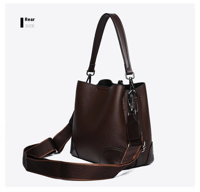 Bolso Bucket Bandolera Bicolor para Mujer - Image 12