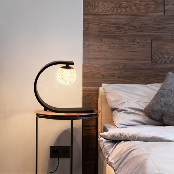 Lámpara de Mesa LED Minimalista Efecto Estrellado
