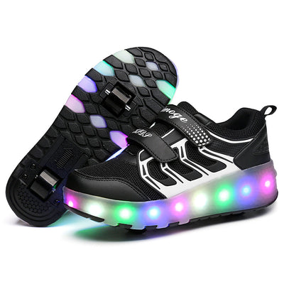 Patines con Rueda Motorizada USB Recargable para Niños - Diseño Colorido - Image 3