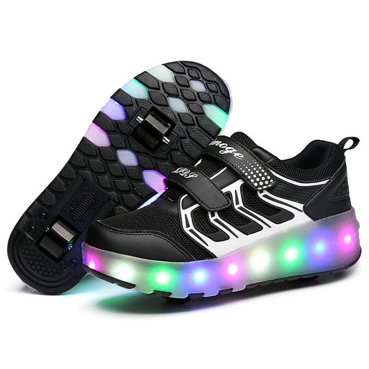Patines con Rueda Motorizada USB Recargable para Niños - Diseño Colorido - Image 3