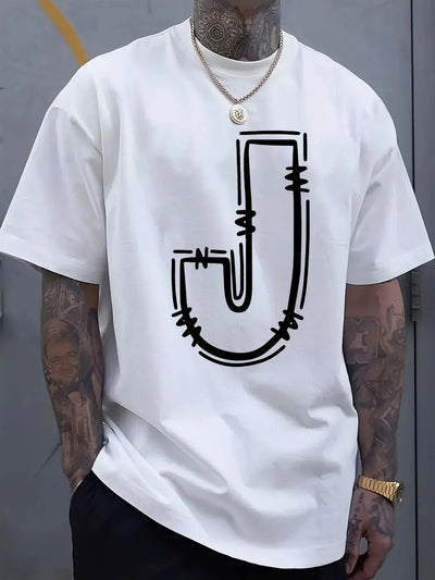 Camiseta Estampada de Cuello Redondo para Hombre - Image 8