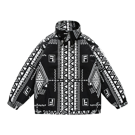 Chaqueta Tie Dye con Cuello Mao para Hombre - Image 16