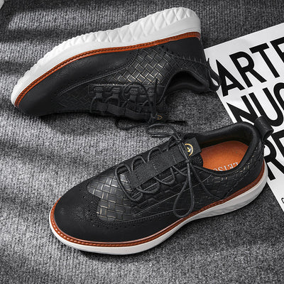 Tenis Deportivos Transpirables con Textura Tejida para Hombre - Image 28