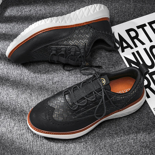 Tenis Deportivos Transpirables con Textura Tejida para Hombre - Image 28