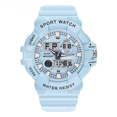 Reloj Deportivo Digital Dual Display Pantalla Grande Luminoso Resistente al Agua Unisex - Image 3