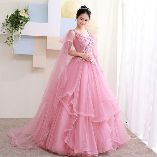 Vestido Largo de Malla Fairy Dream con Efecto Degradado Elegante