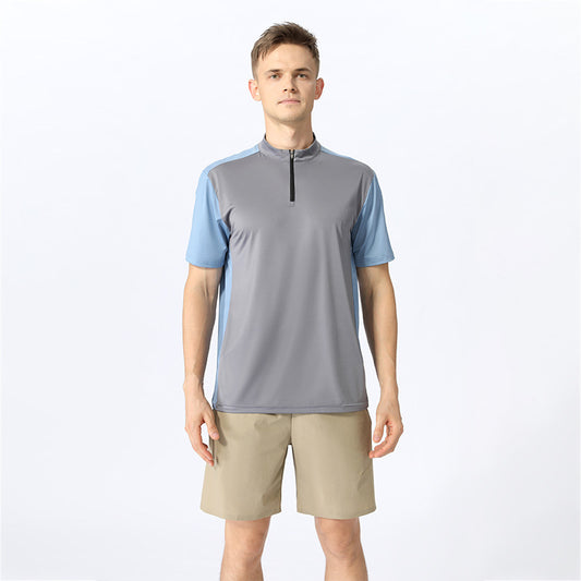 Playera Manga Corta Ice Silk Personalidad Fashion para Hombre