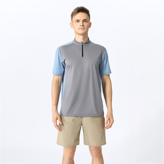 Playera Manga Corta Ice Silk Personalidad Fashion para Hombre