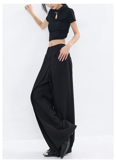 Pantalones Sueltos Negros Casuales para Mujer - Corte Recto - Image 20