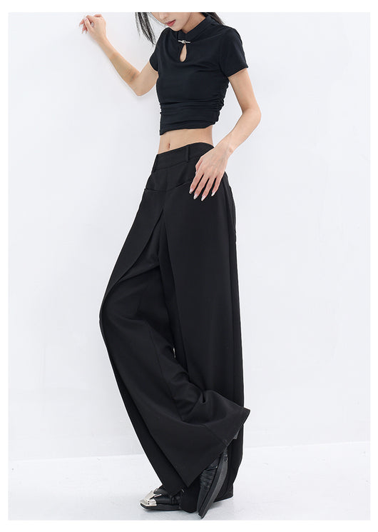 Pantalones Sueltos Negros Casuales para Mujer - Corte Recto - Image 20