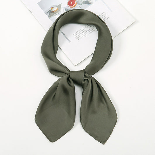 Pañuelo de Satén Liso Versátil y Elegante - Image 17