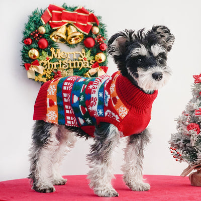 Suéter Navideño de Cuello Alto para Perros - Image 5