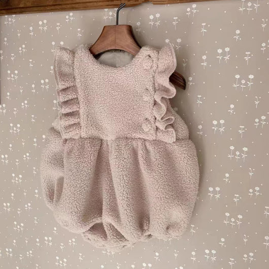 Mameluco Infantil Estilo Vaquero Forrado en Lana Merino con Bolsillos Grandes - Image 7