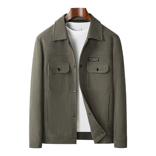 Chaqueta de Piqué para Hombre - Casual Profesional con Cuello Polo - Image 5