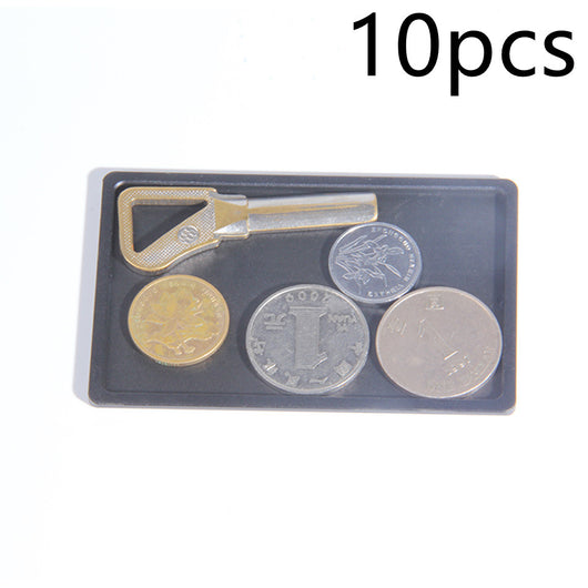 Organizador Compacto de Aluminio - Billetera Multiuso con Bandeja para Monedas y Llaves - Image 10