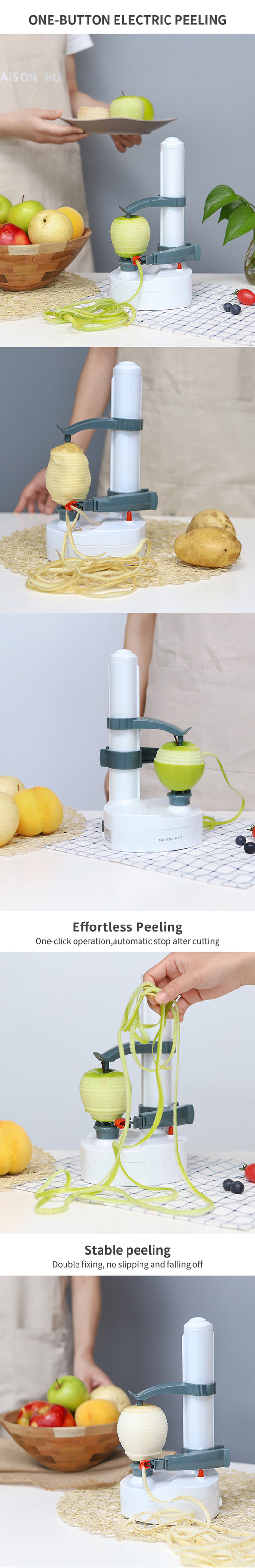 Pelador Eléctrico Multiusos para Frutas y Verduras - Image 7