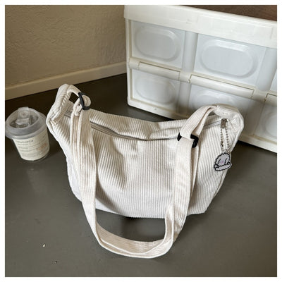 Bolsa Bandolera Artística Pana Un Hombro - Diseño Versátil para Estudiantes - Image 32