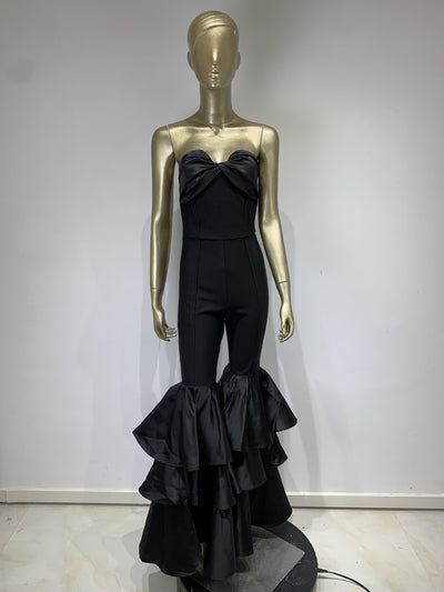 Jumpsuit Elegante Tubo con Diseño Bandage para Mujer - Image 7