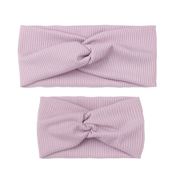 Juego de Diademas a Juego para Mamá e Hijo - Diseño Liso y Elegante