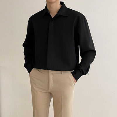 Camisa Blanca Manga Larga de Negocios - Colección Otoño - Image 3