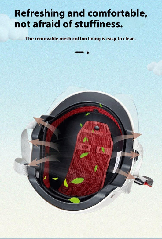 Casco Motocicleta Eléctrico con Protección Solar y Certificación 3C - Image 13