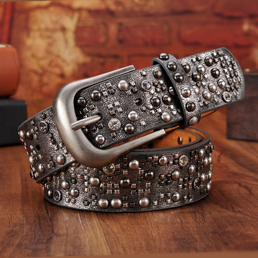Cinturón Étnico Retro para Mujer con Remaches de Diseño - Image 7