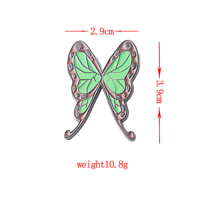 Llavero Mariposa Colorida con Dije Metálico - Image 7