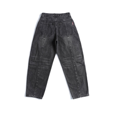 Jeans Vintage Deconstruido con Parches Pesados Lavado Retro - Image 23