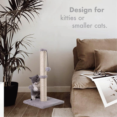 Rascador de Sisal Premium para Gatos y Gatitos con Pelota Colgante - Image 6