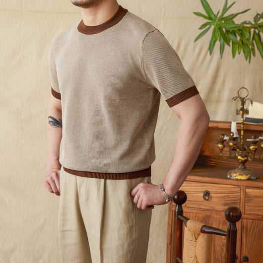 Playera de Lujo Ligera con Costillas en Colores Verano - Image 3