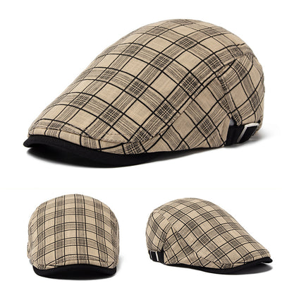 Boina Cuadriculada Ligera para Hombre - Perfecta para Verano - Image 12