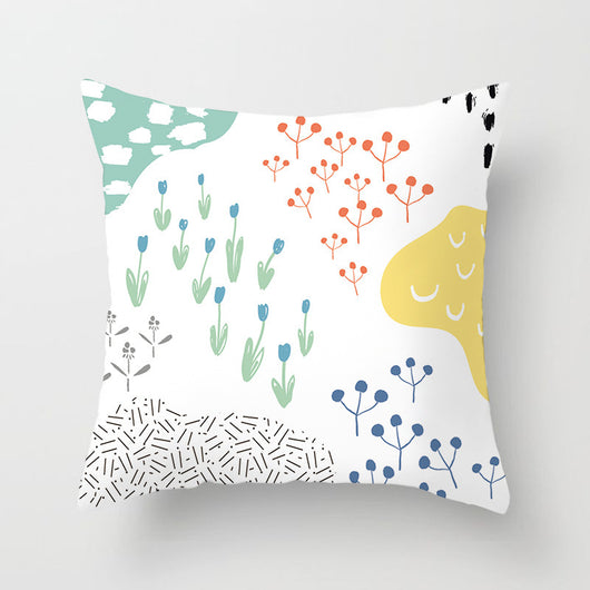 Funda de Almohada Geométrica Moderna en Poliéster Peachskin - Image 48